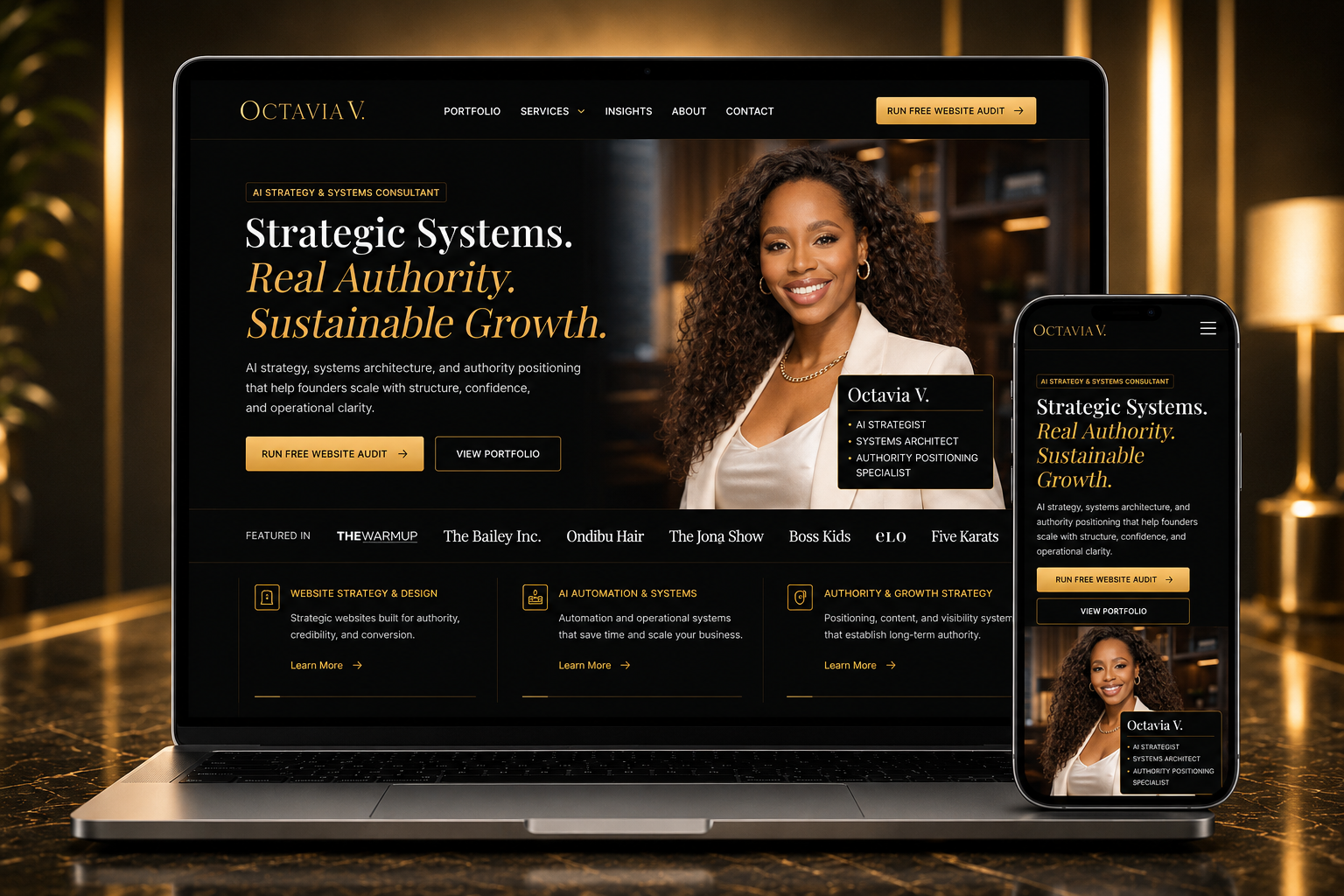 Octavia V. website